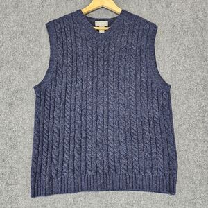Vintage Y2K Old Navy Collection Luxury 100% Lambswool Sweater Vest Men’s Medium
